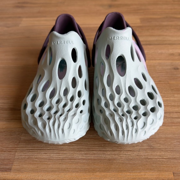 Merrell Women's Hydro Moc Bloom Drift Water Resistant Clogs Iris/Teal Size 7 - Picture 7 of 11